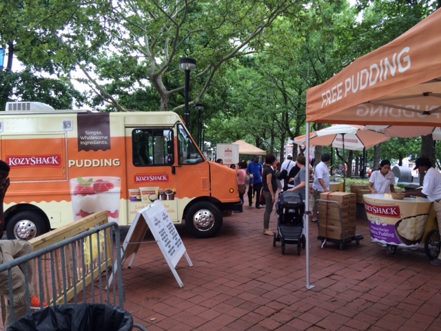 Kozy Shack Pudding at Spruce Street Harbor Park